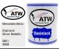 Preview: Mercedes-Benz, Diamond Silver Metallic, 988 / 9988: 1L Lackdose, von ATW Autoteile West.